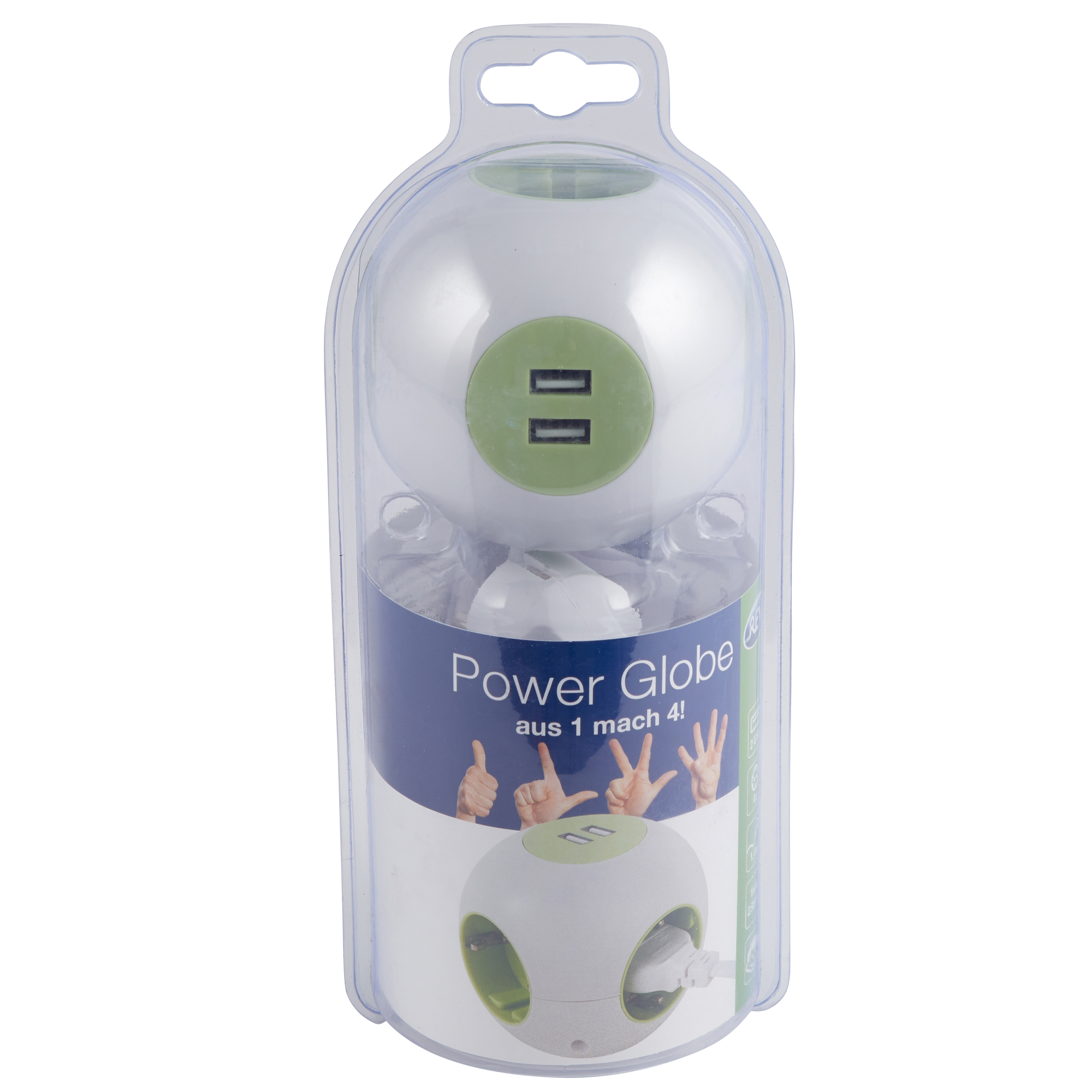 REV Kugelsteckdose "PowerGlobe" mit USB + product picture