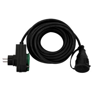 Verlängerungskabel schwarz 10 m