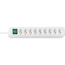Verkleinertes Bild von Eco-Line Steckdosenleiste mit Schalter weiß 9-fach
