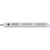 Steckdosenleiste 'Premium-Line' lichtgrau 16-fach