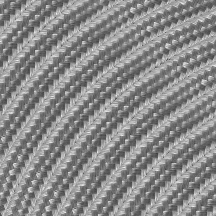 Graues Textilkabel
