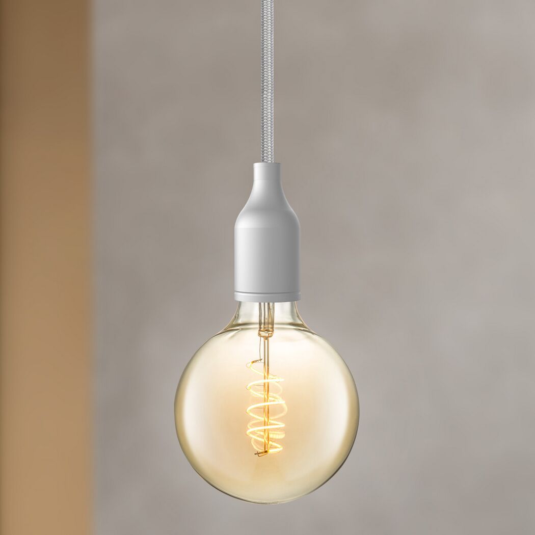 Kabel 'Home Sweet Home' Kunststoff silbern 230 V Ø 0,75 mm x 30 m