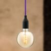 Kabel 'Home Sweet Home' Kunststoff lila 230 V Ø 0,75 mm x 30 m