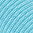 Textilkabel 'Home Sweet Home' Blau Ø 0,75 x 30 m