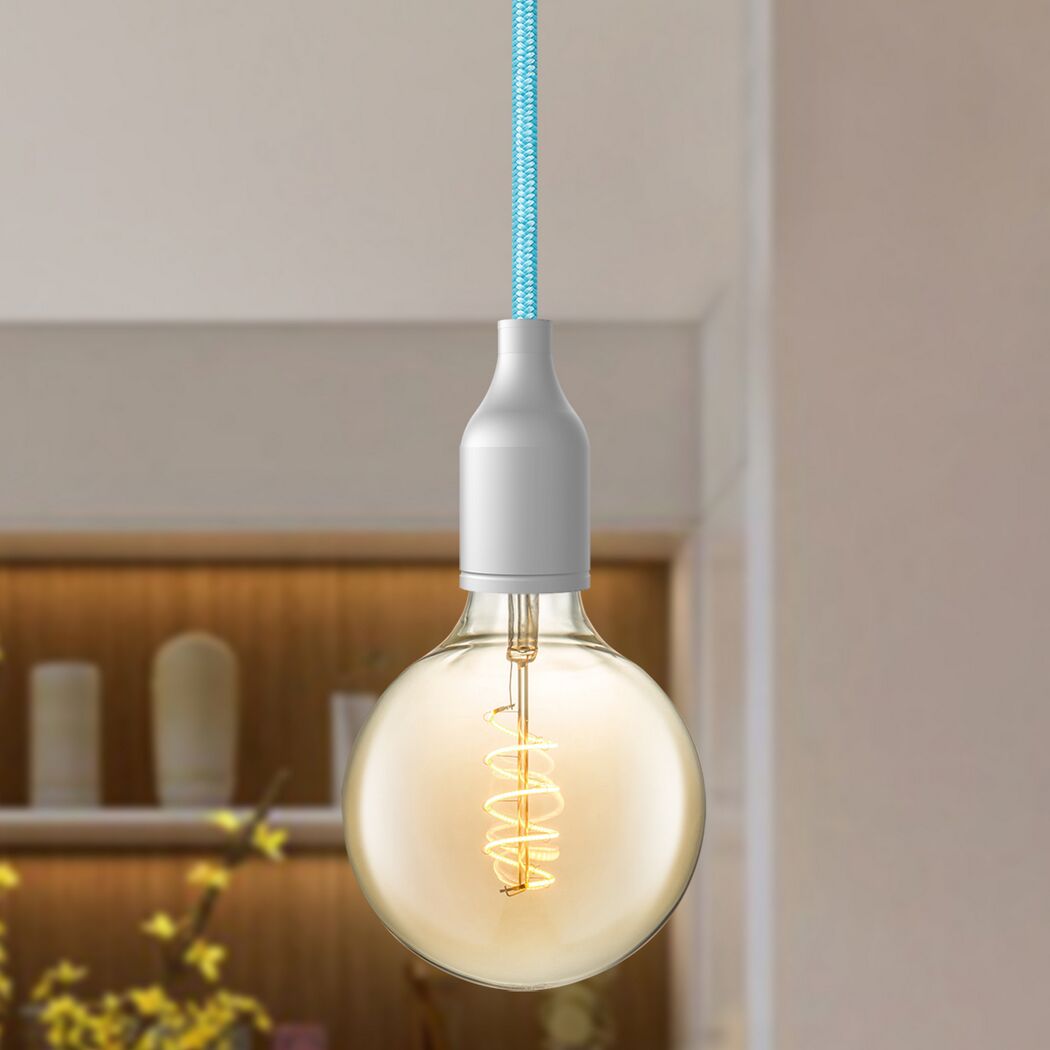 Kabel 'Home Sweet Home' Kunststoff blau 230 V Ø 0,75 mm x 30 m