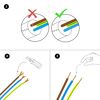 Kabel 'Home Sweet Home' Kunststoff blau 230 V Ø 0,75 mm x 30 m