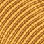 Goldfarbenes, gewebtes Textilkabel