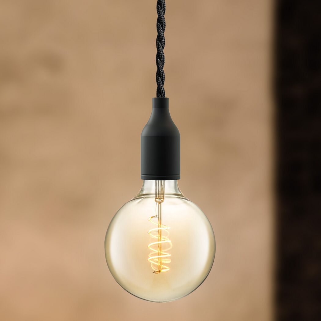 Kabel 'Home Sweet Home' Kunststoff schwarz 230 V Ø 0,75 mm x 30 m