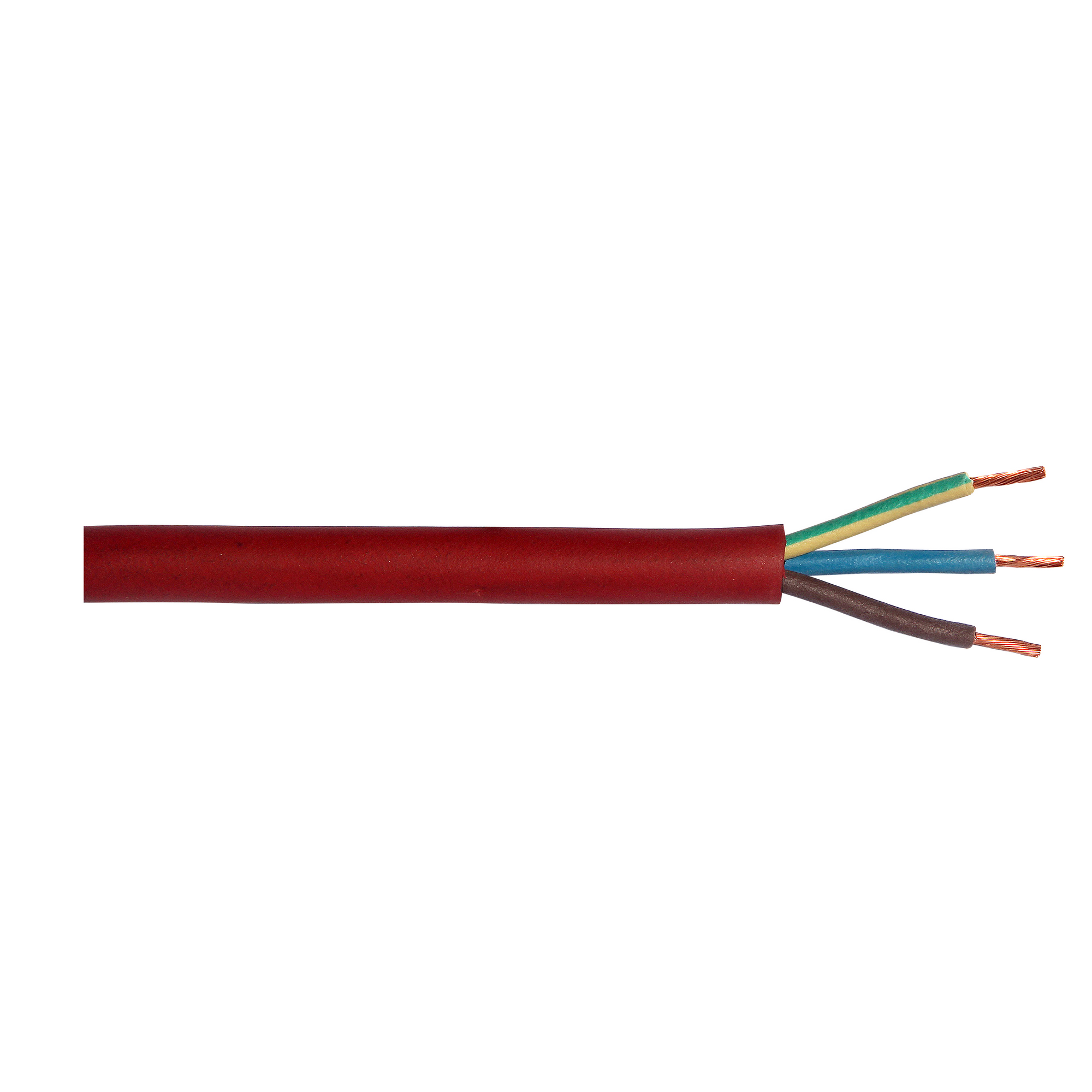 Gummileitung H07RNF 3G1,5 rot