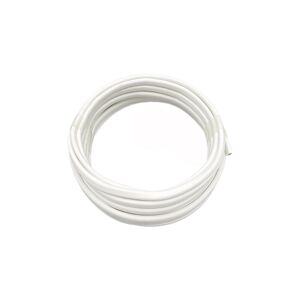 Schlauchleitung fl H03VVH2F 2 x 0,75 5 m weiß