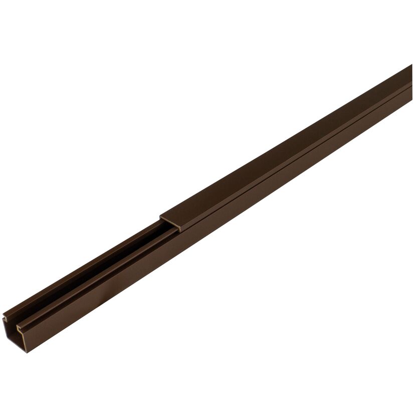 Brauner Kabelkanal Tehalit 15 x 15 mm