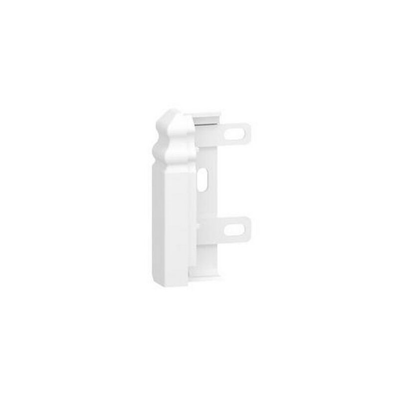 Endstück links 4D reinweiß 2 x 8 x  cm