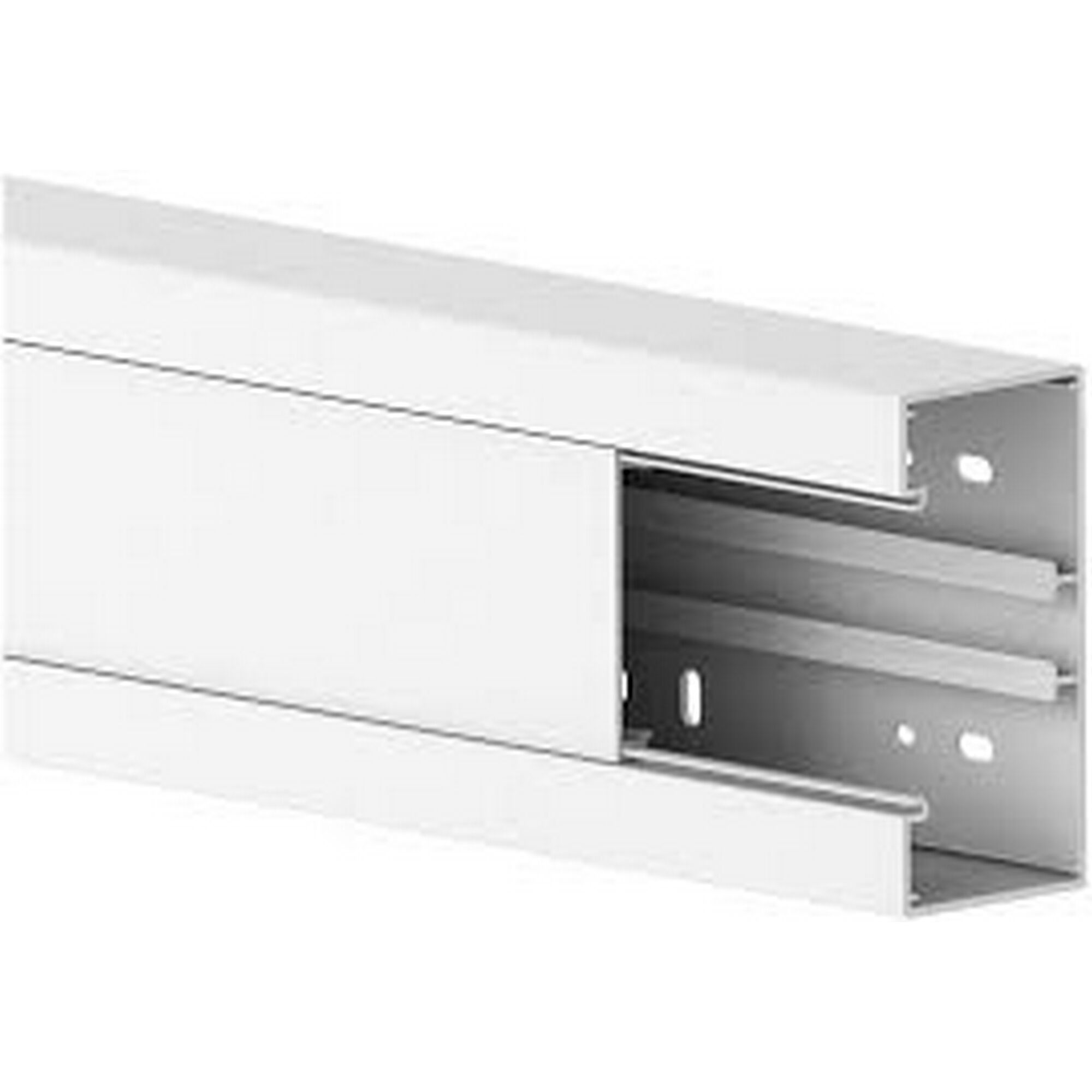 Weißer Brüstungskanal 2m