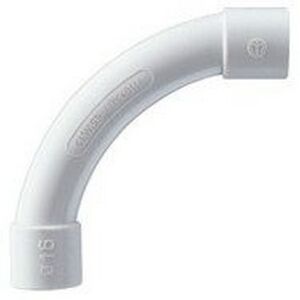 Bogen mit engem Radius grau Ø 6,3 x 25,3 cm