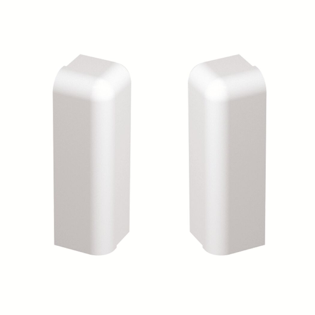 Endstück 'SL 20x50' weiß rechts 15 x 50 mm, 1 Stück