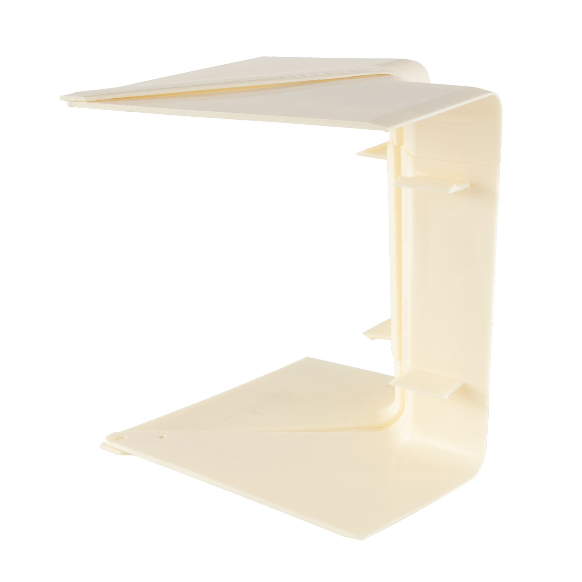 Innenecke für Brüstungskanal weiß 130 x 70 m