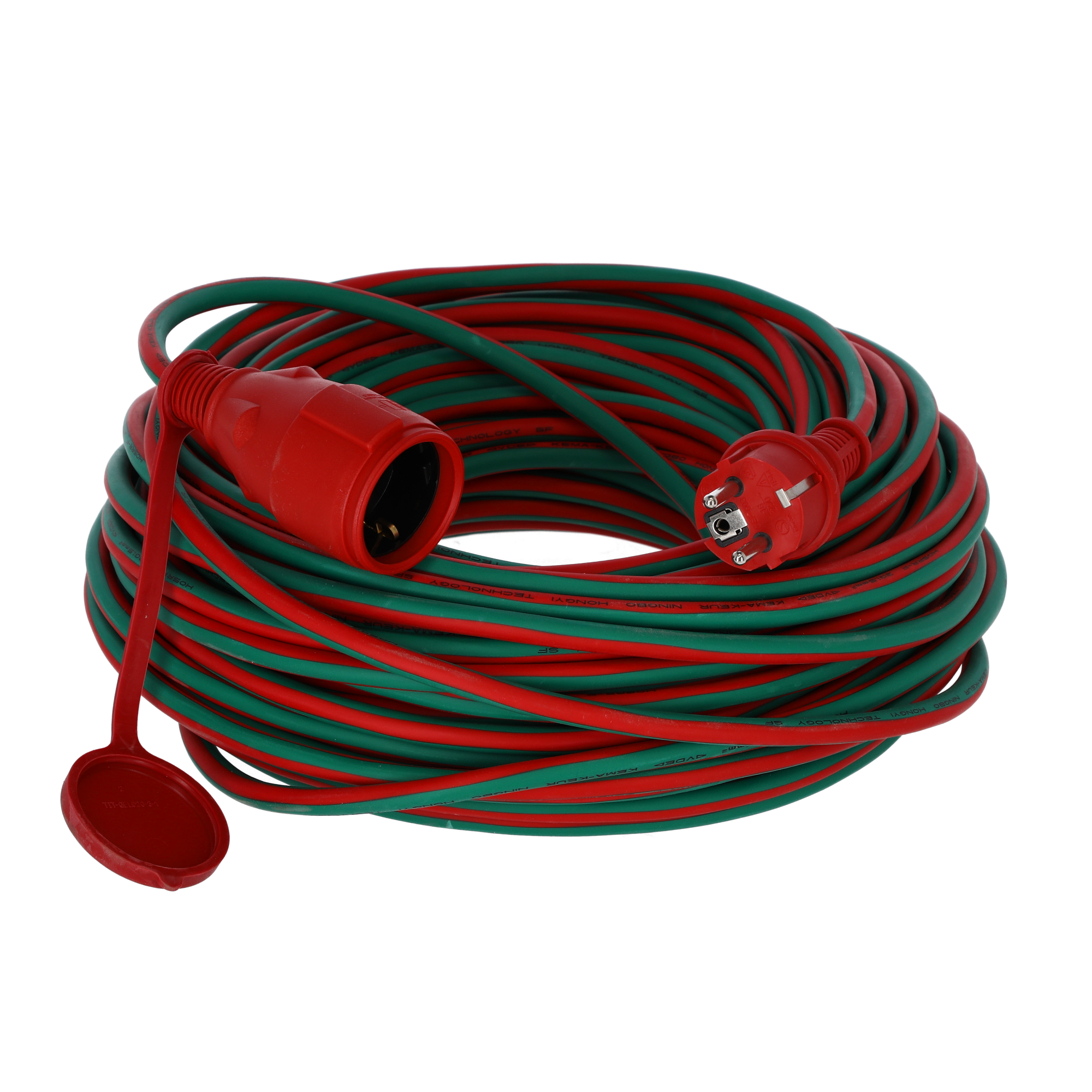 Verlängerungskabel H05RR-F 3G 1,5 grün/rot 40 m