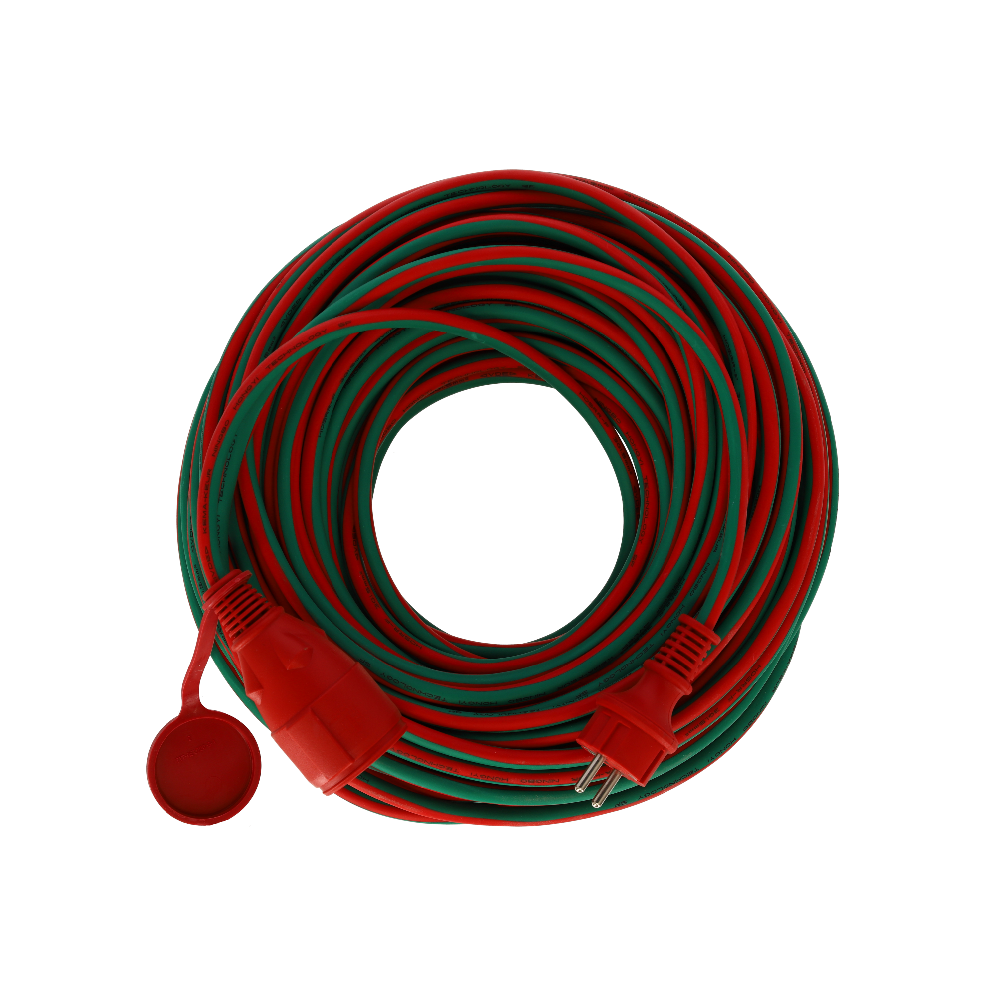 Verlängerungskabel H05RR-F 3G 1,5 grün/rot 40 m