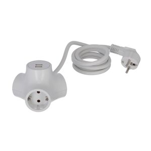 Steckerleiste 3-fach mit USB