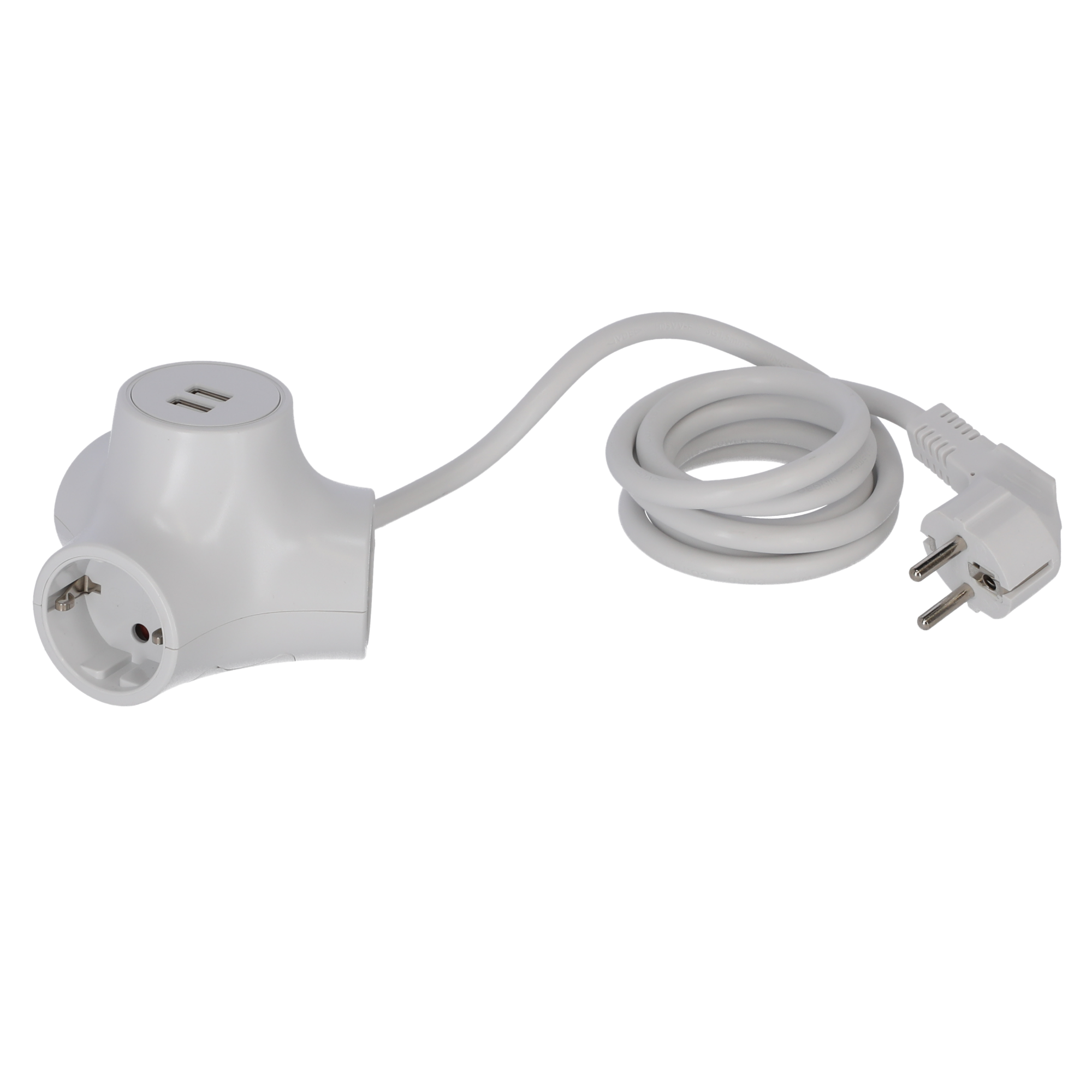 Steckerleiste 3-fach mit USB