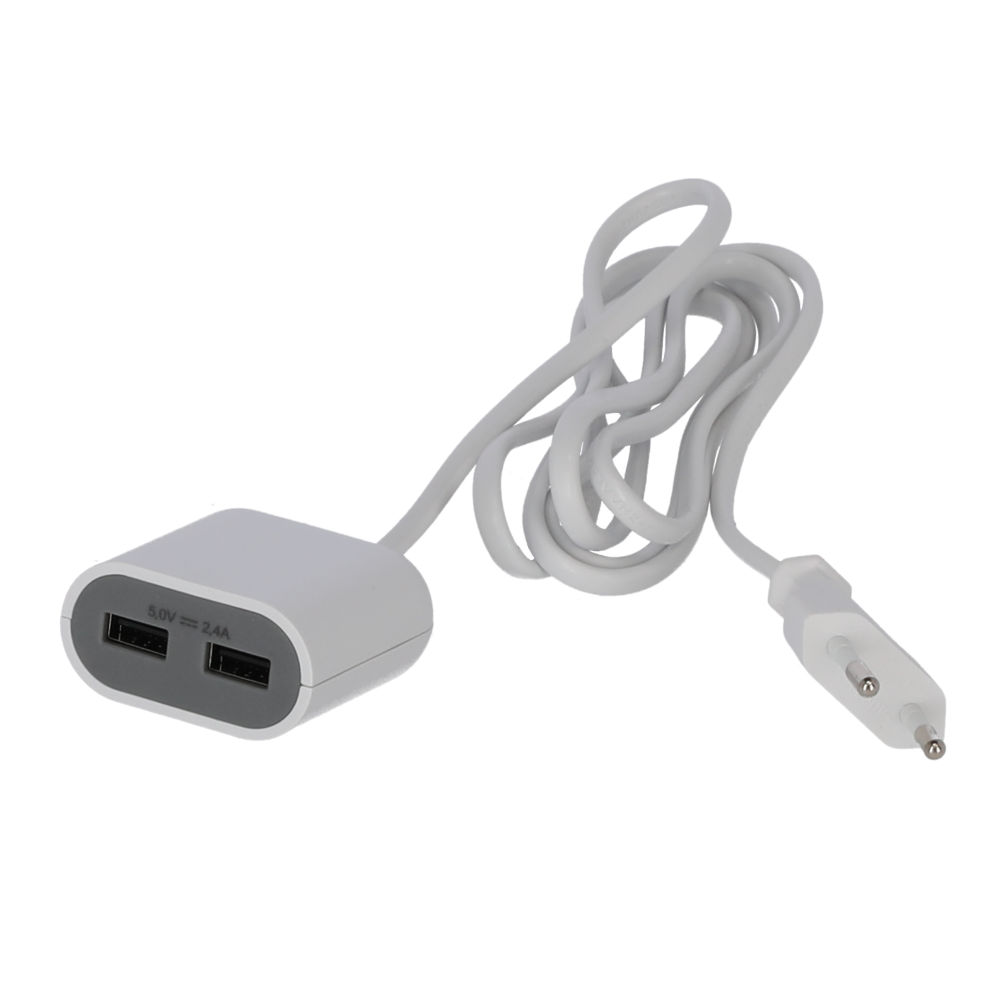 2-Fach USB-Ladegerät 1,5 m