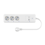 Verkleinertes Bild von Wifi-Steckerleiste weiß 3-fach mit 2 USB-Ports