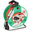 Gartenkabeltrommel H05VV-F3G1.5 grün/rot 38 + 2 m