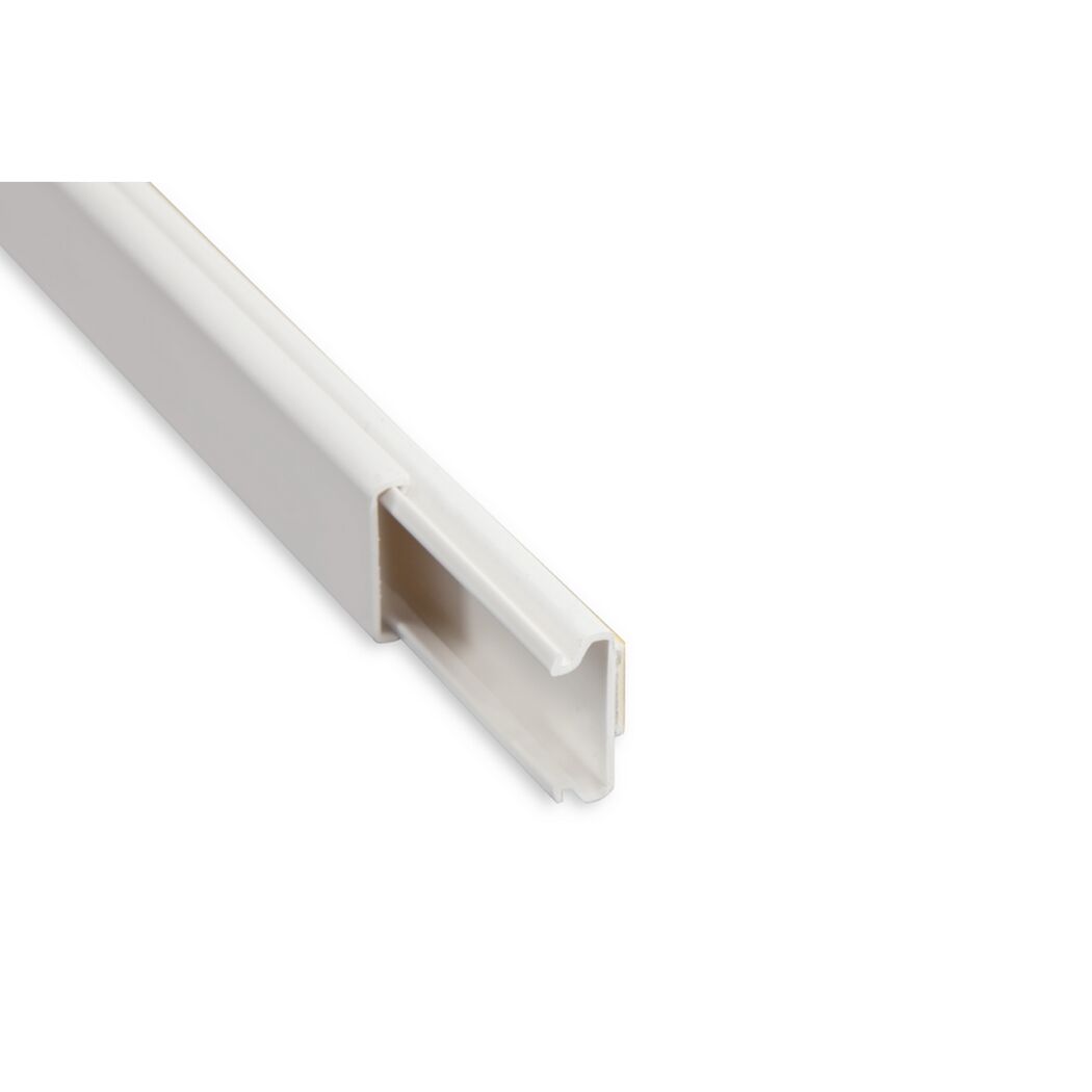Weißer Kabelkanal 20 x 10 mm