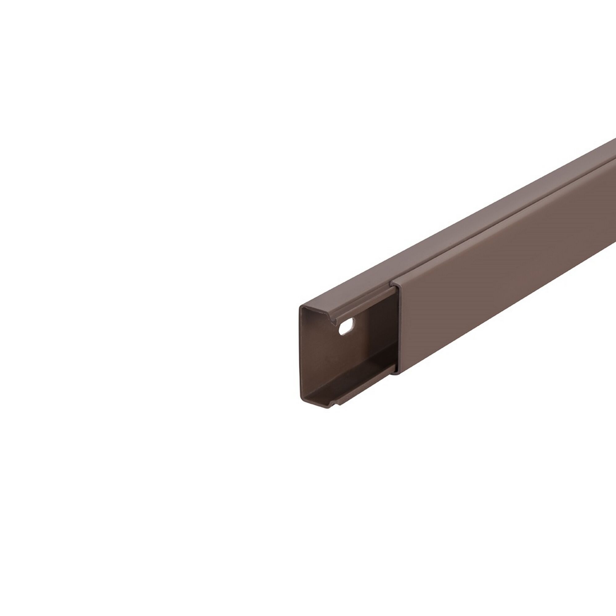 Brauner Kabelkanal 30 x 15 mm