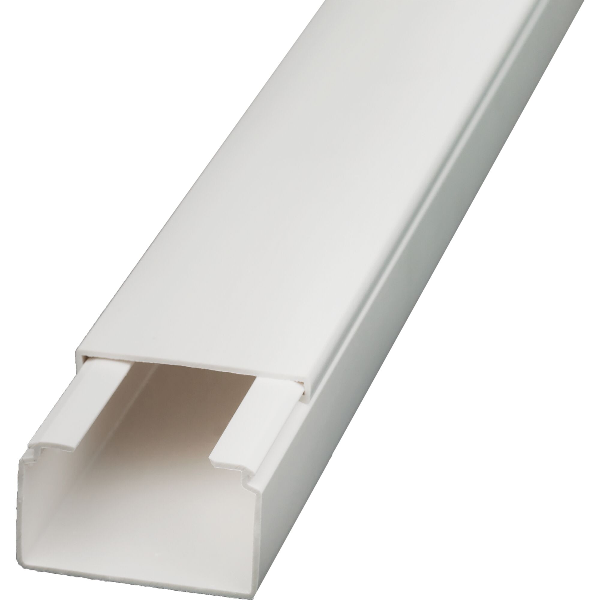 Weißer Kabelkanal 40 x 25 mm