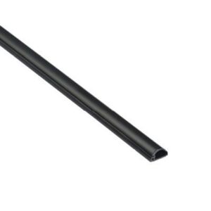 Kabelkanal schwarz 200 x 2 x 1 cm