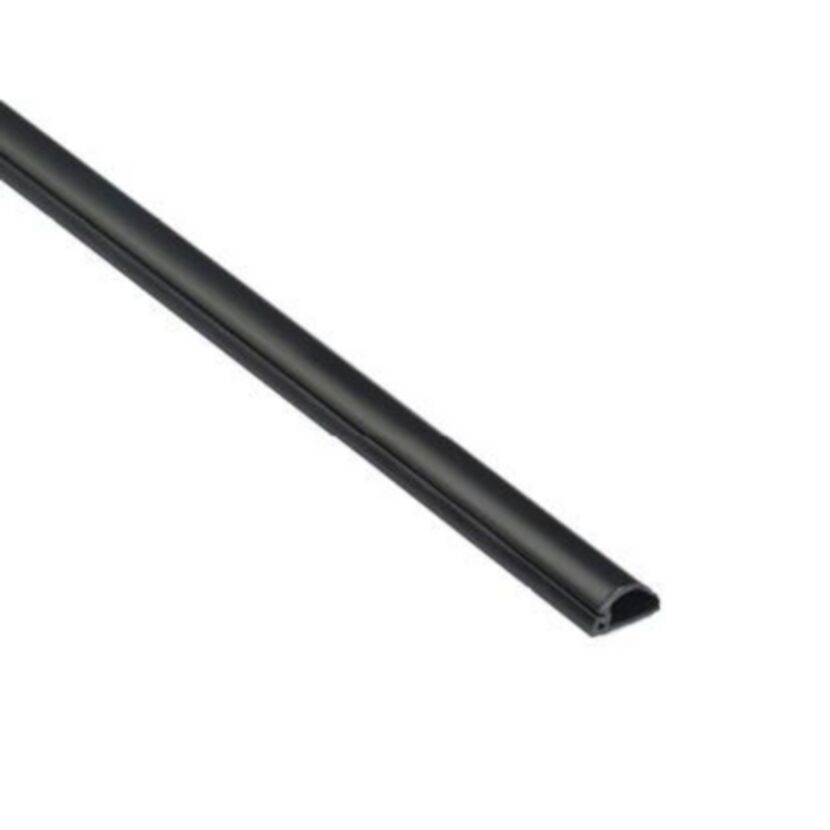 Kabelkanal schwarz 200 x 2 x 1 cm