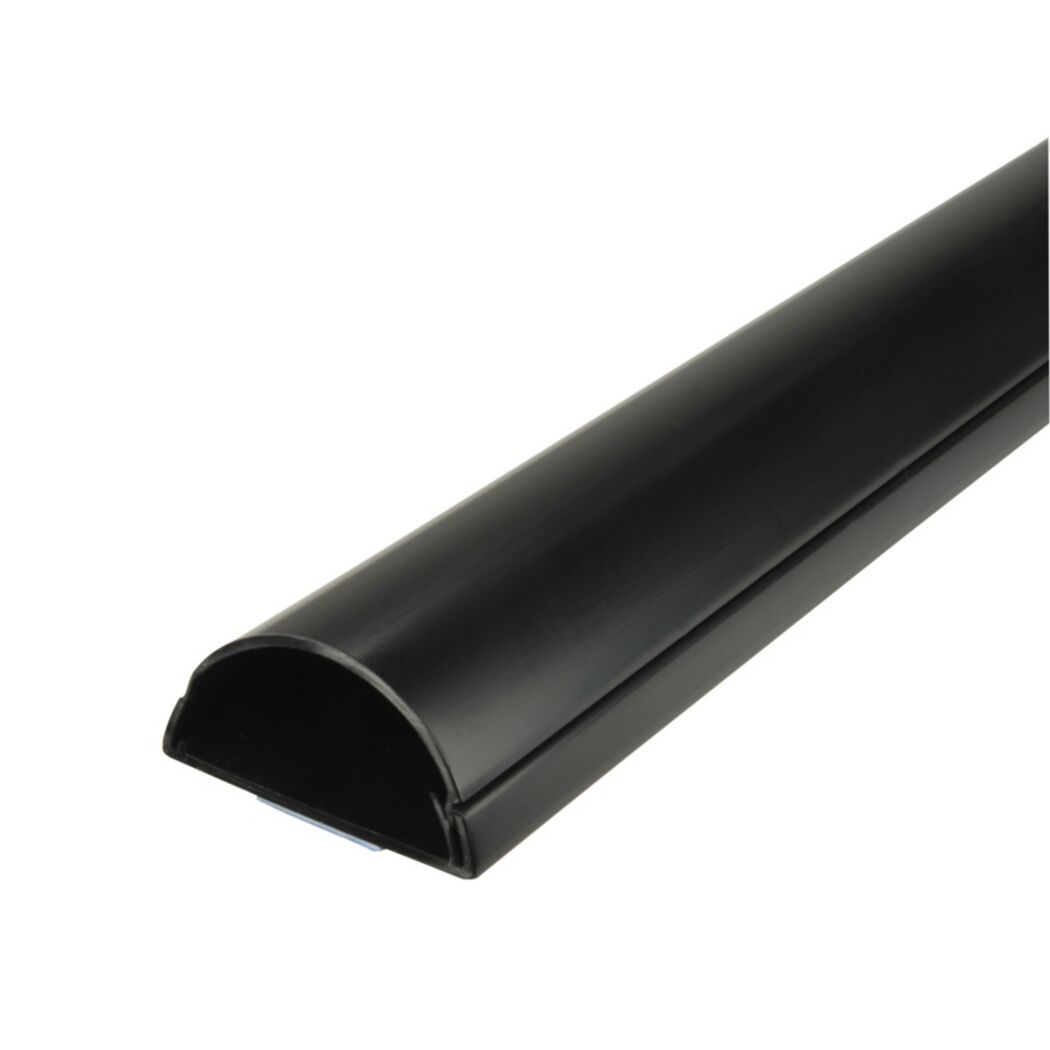Design Kabelkanal schwarz 150 x 5 x 2 5 cm