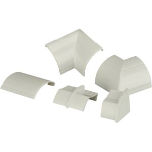 Verbindungsset für Kabelkanal weiß 22 x 22 mm, 9-teilig