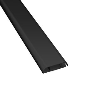 TV-Kabelkanal flach schwarz 100 x 6 x 1,5 cm