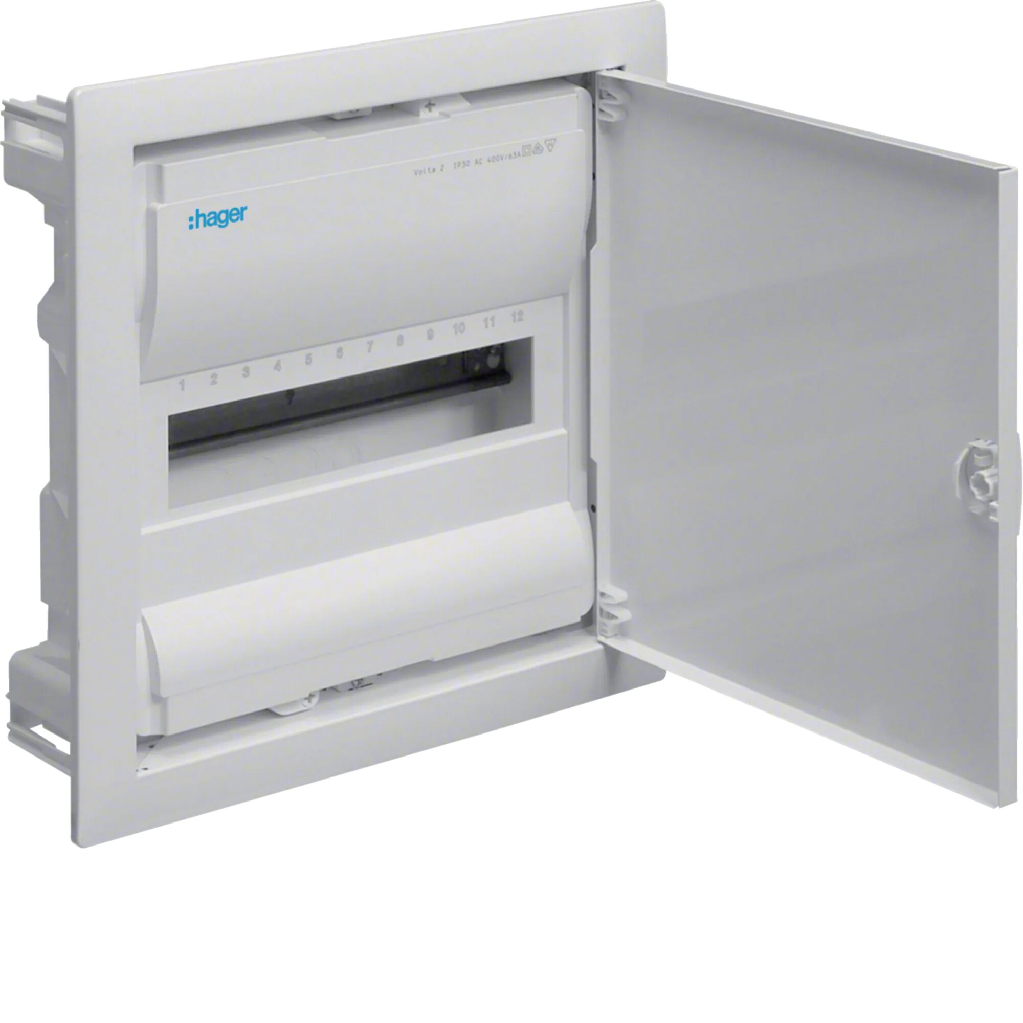 Geöffneter Sicherungskasten