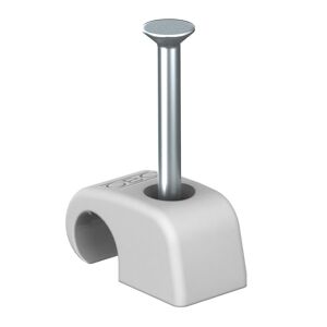 Haft-Clip lichtgrau 100 Stück