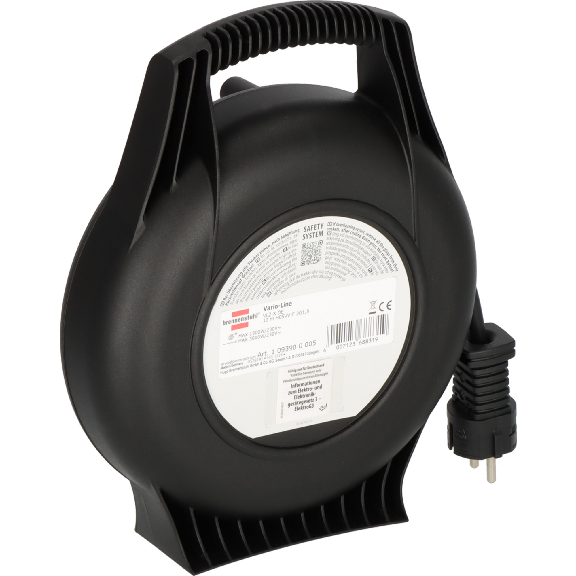 Kabelbox 'Vario-Line' VL2-X für innen, 10 m