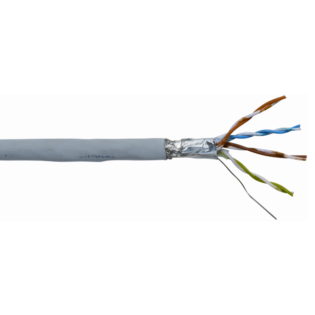 Bild von Datenkabel Cat 5 FTP-C 4PR AWG grau Ø 0,5 mm