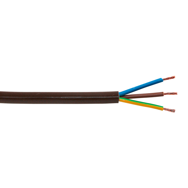 Bild von Schlauchleitung H05VV-F3G 1,5 mm² braun