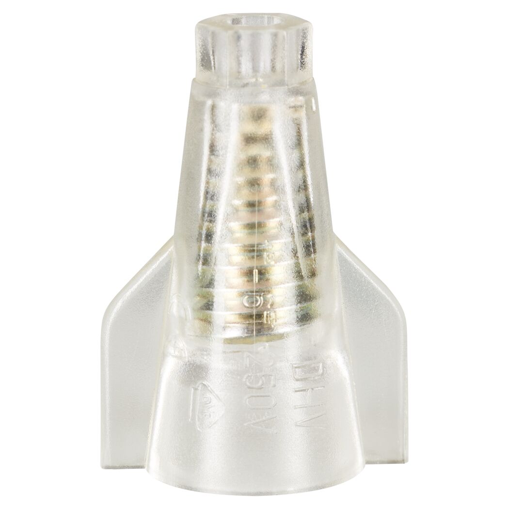 Dosenklemme transparent