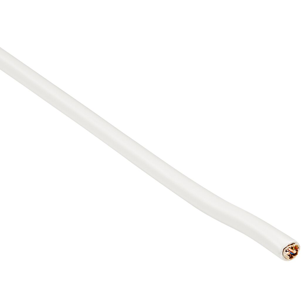 Weißes fünfadriges NYM-J Kabel