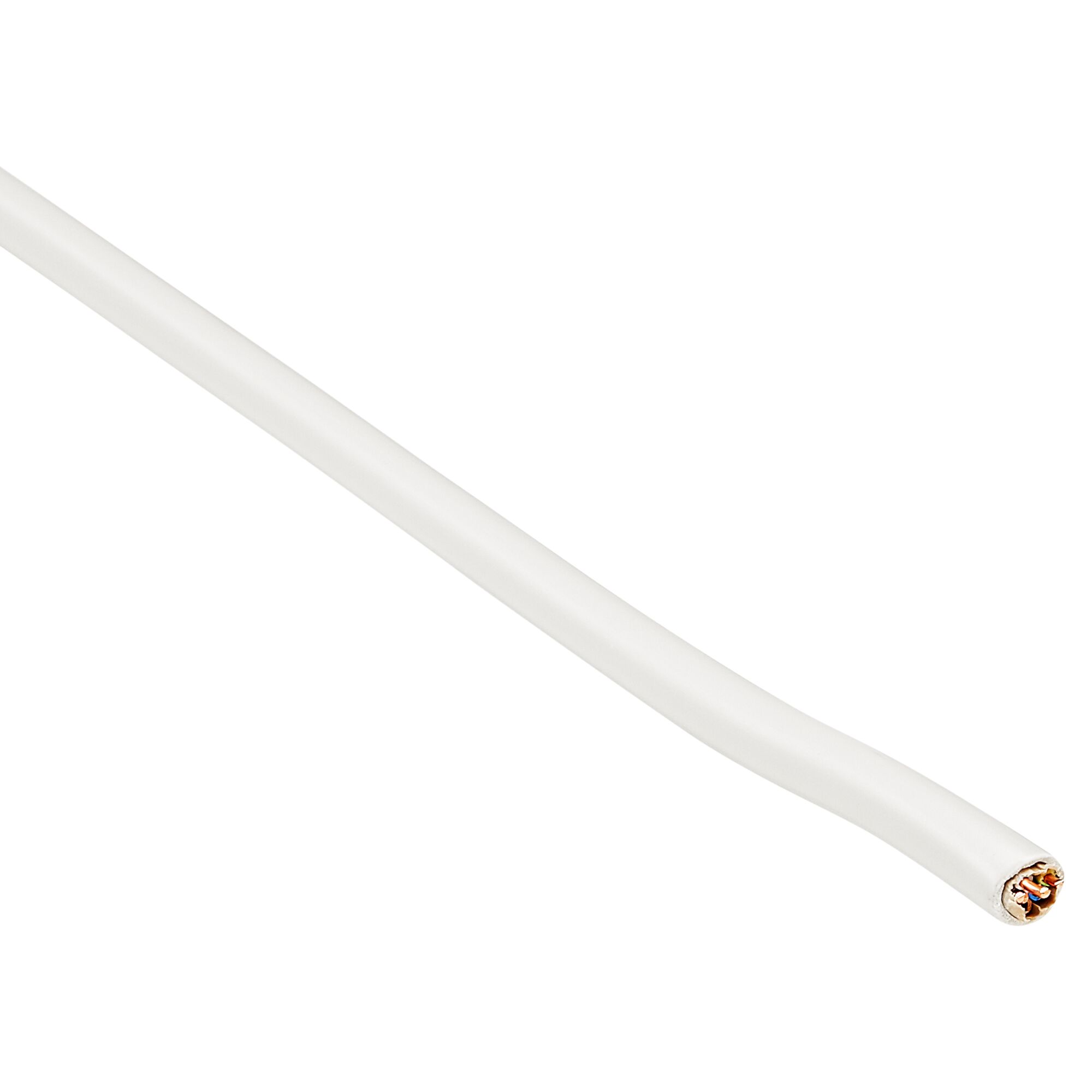 Weißes fünfadriges NYM-J Kabel