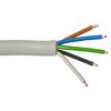 Abisoliertes fünfadriges Kabel