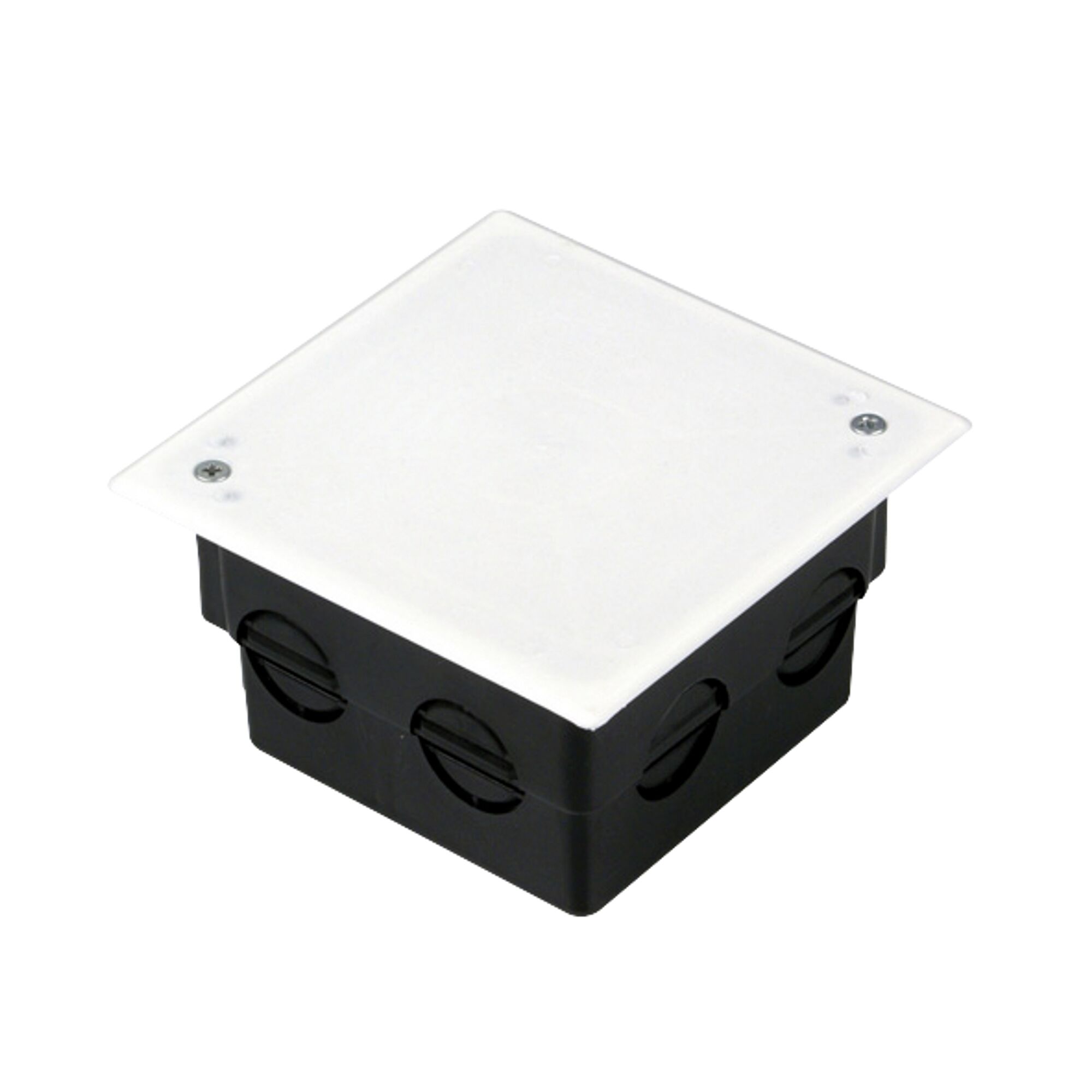 Weißer Unterputz Abzweigkasten