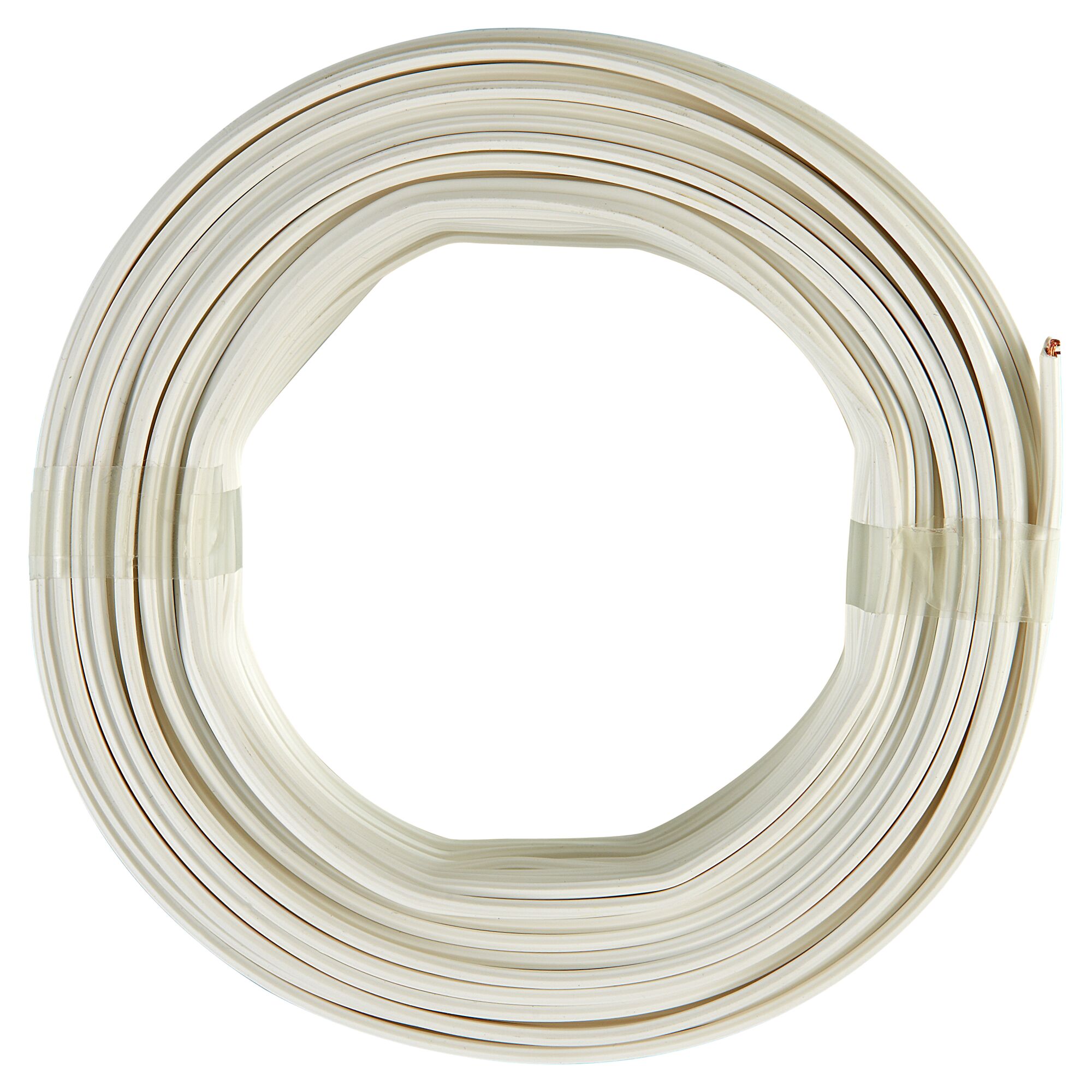 Rolle einer weißen Zwillingsleitung