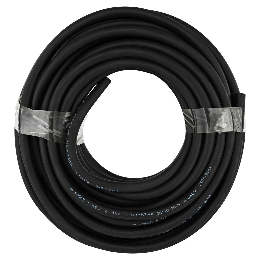 Gummileitung 3 x 1,5 mm, 10m