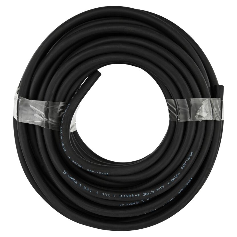 Gummileitung 3 x 1,5 mm, 10m