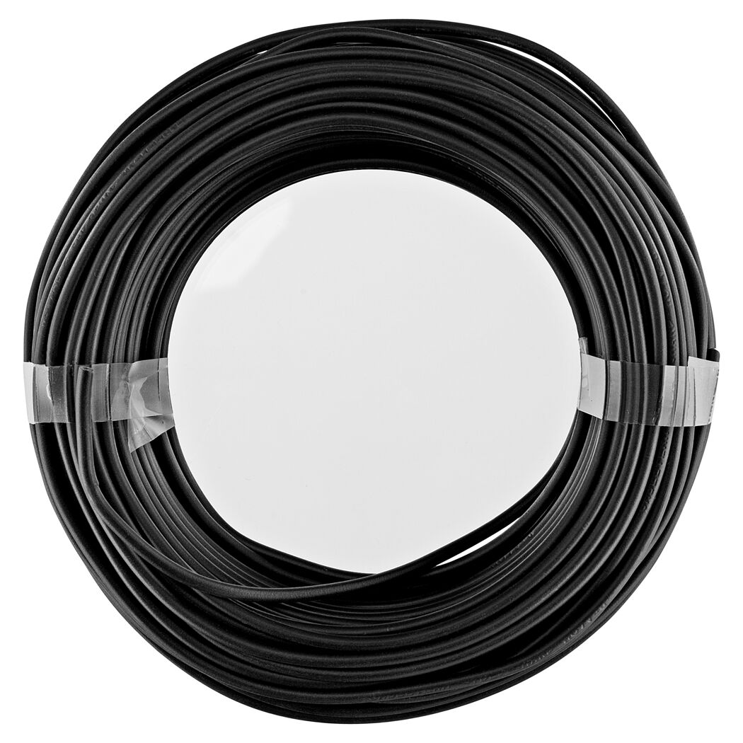 Rolle schwarzes Kabel