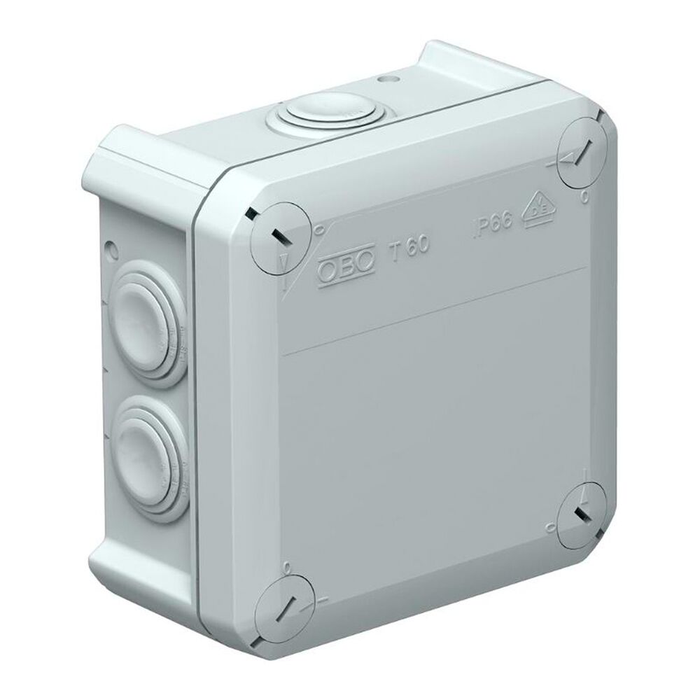 OBO T60 Kabelabzweigkasten, lichtgrau